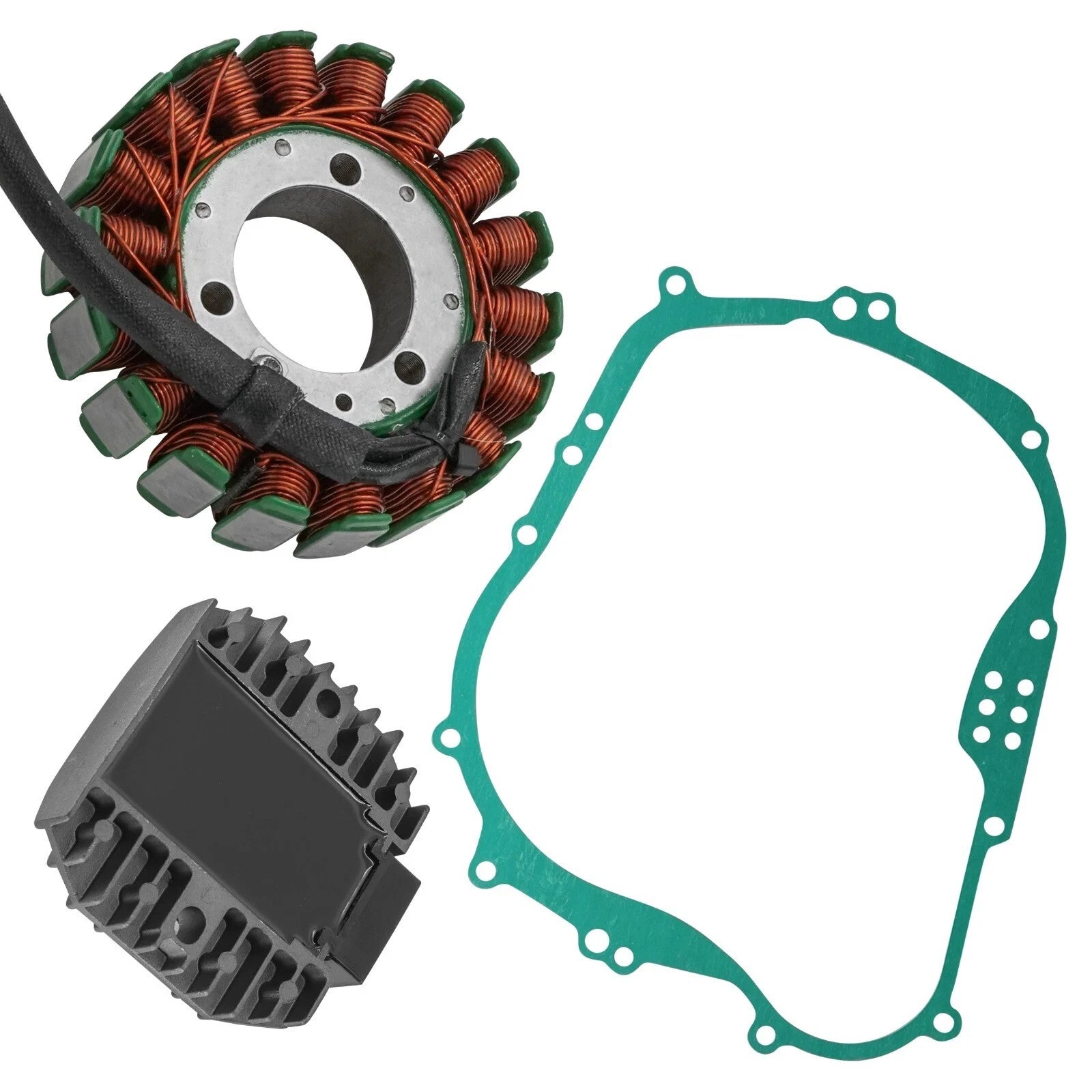 Stator & Gasket & Regulator for Kawasaki Bayou 300 KLF300 2X4 1992 1993-2001