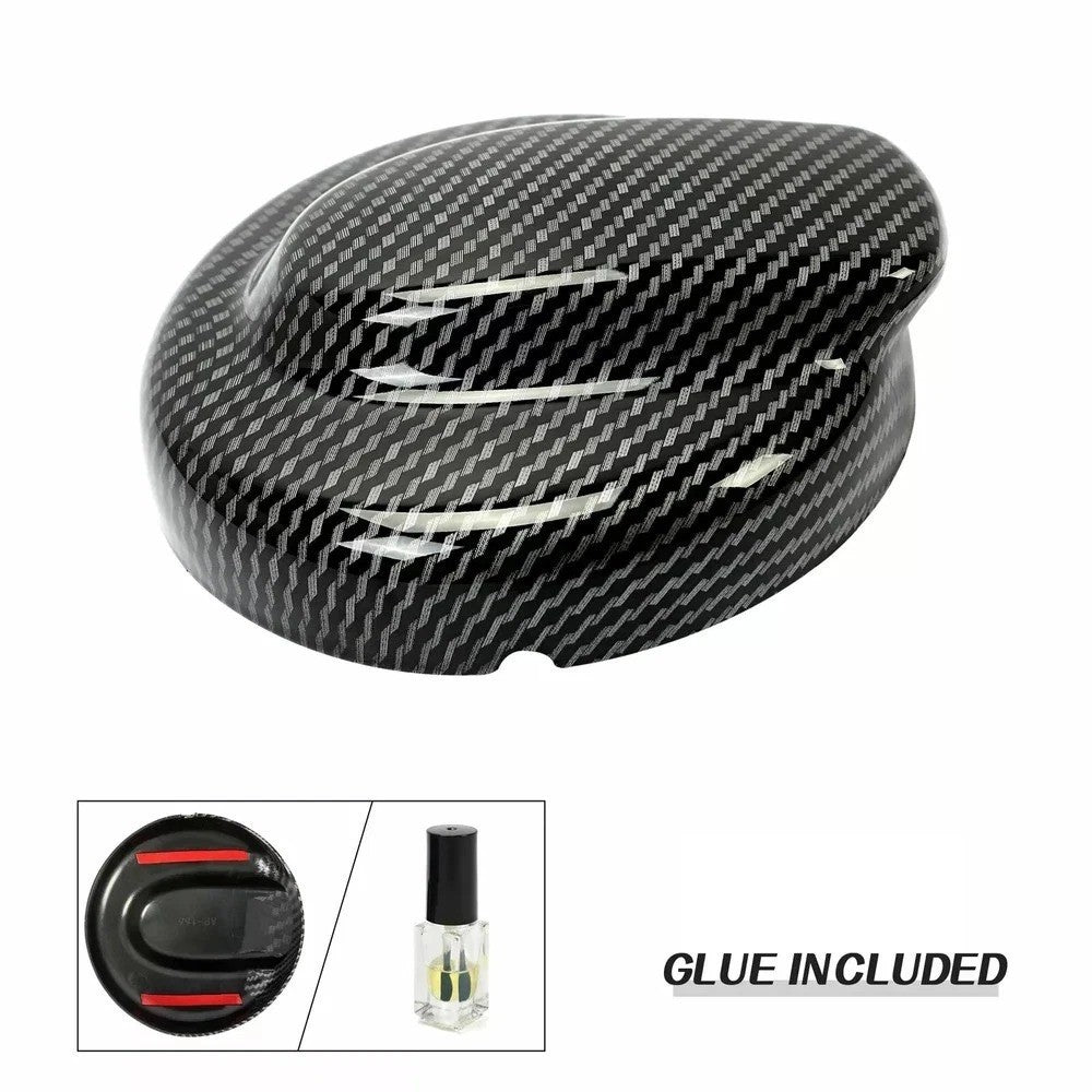 1 x Gas Cap Carbon Black Fuel Cover For 06-14 MINI Clubman R52 R53 Cooper S
