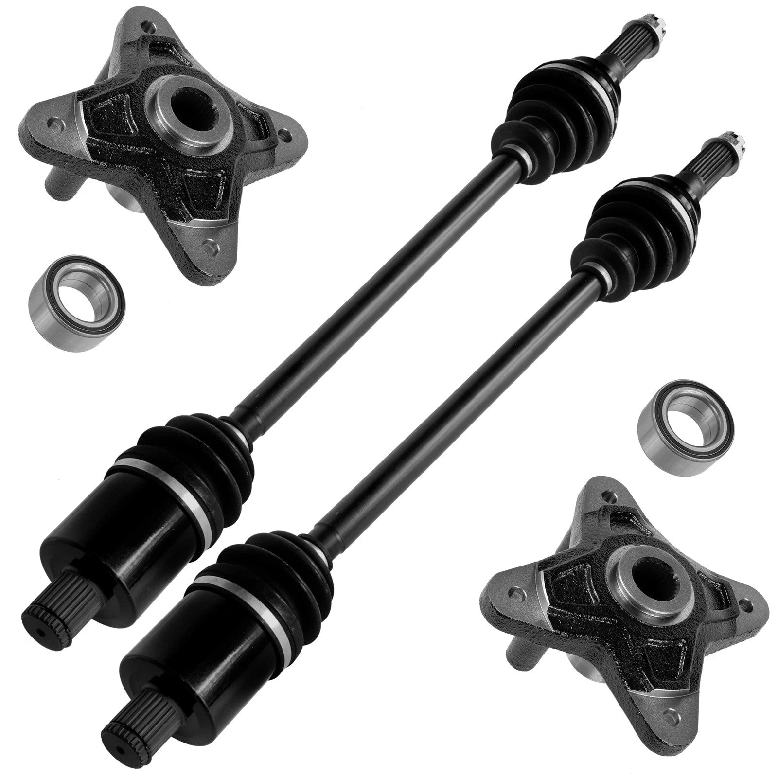 Rear Wheel Hub CV Joint Axle With Bearing For Polaris RZR XP 900 2011-2013