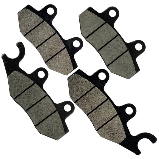 Caltric Front Brake LH and RH Pads for Yamaha 5B4-W0045-00-00 / 5B4-W0045-10-00