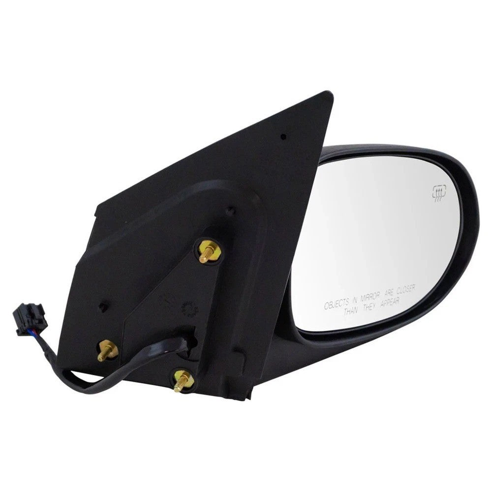 Mirror Power Heated Textured Black Passenger Side Right RH for 10-12 Caliber New