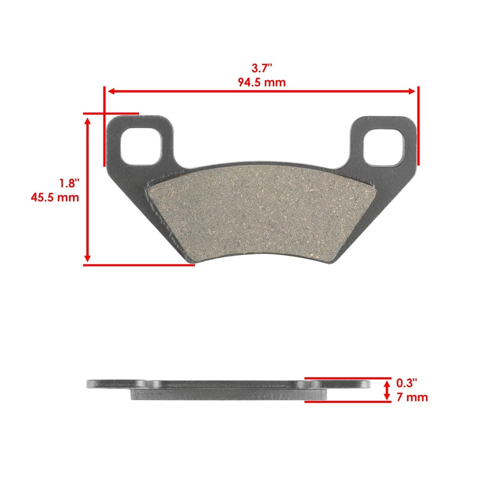 Front Rear Brake Pads for Arctic Cat Utility 400 4X4 2005 2006