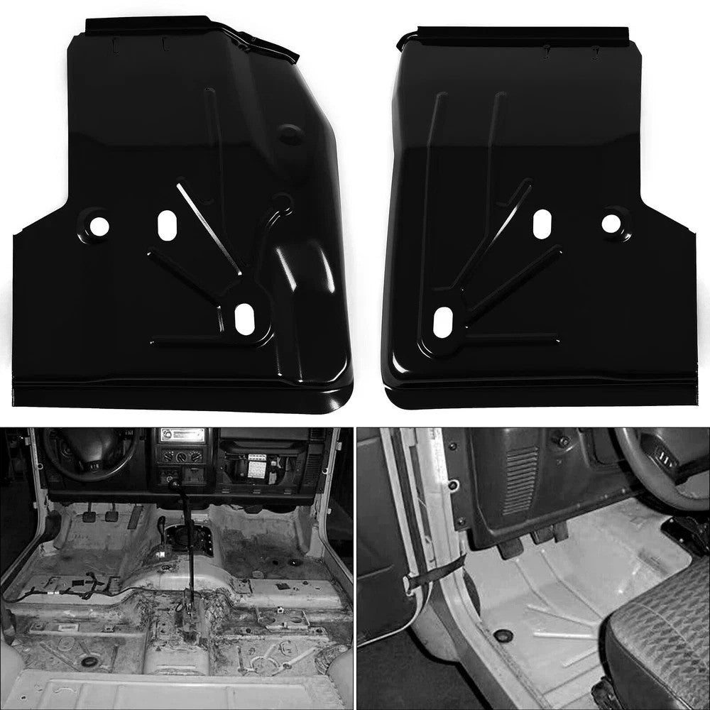 Pair of Front Floor Pans For Jeep 1997-2006 TJ Wrangler  #0485-220 0485-219