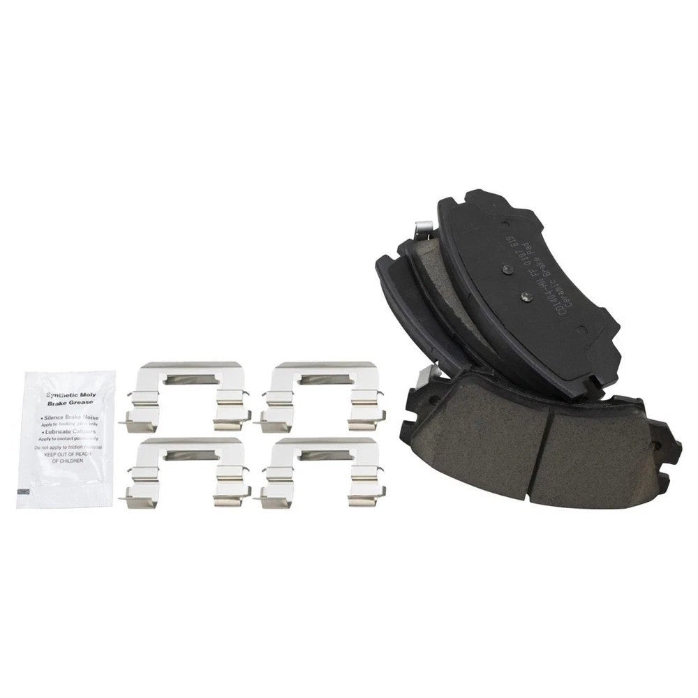 Performance Brake Rotor Drilled Slotted Coated & Ceramic Pad Kit