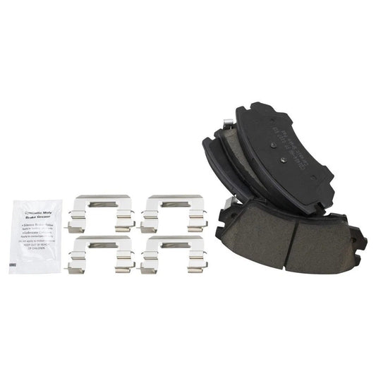 Performance Brake Rotor Drilled Slotted Coated & Ceramic Pad Kit