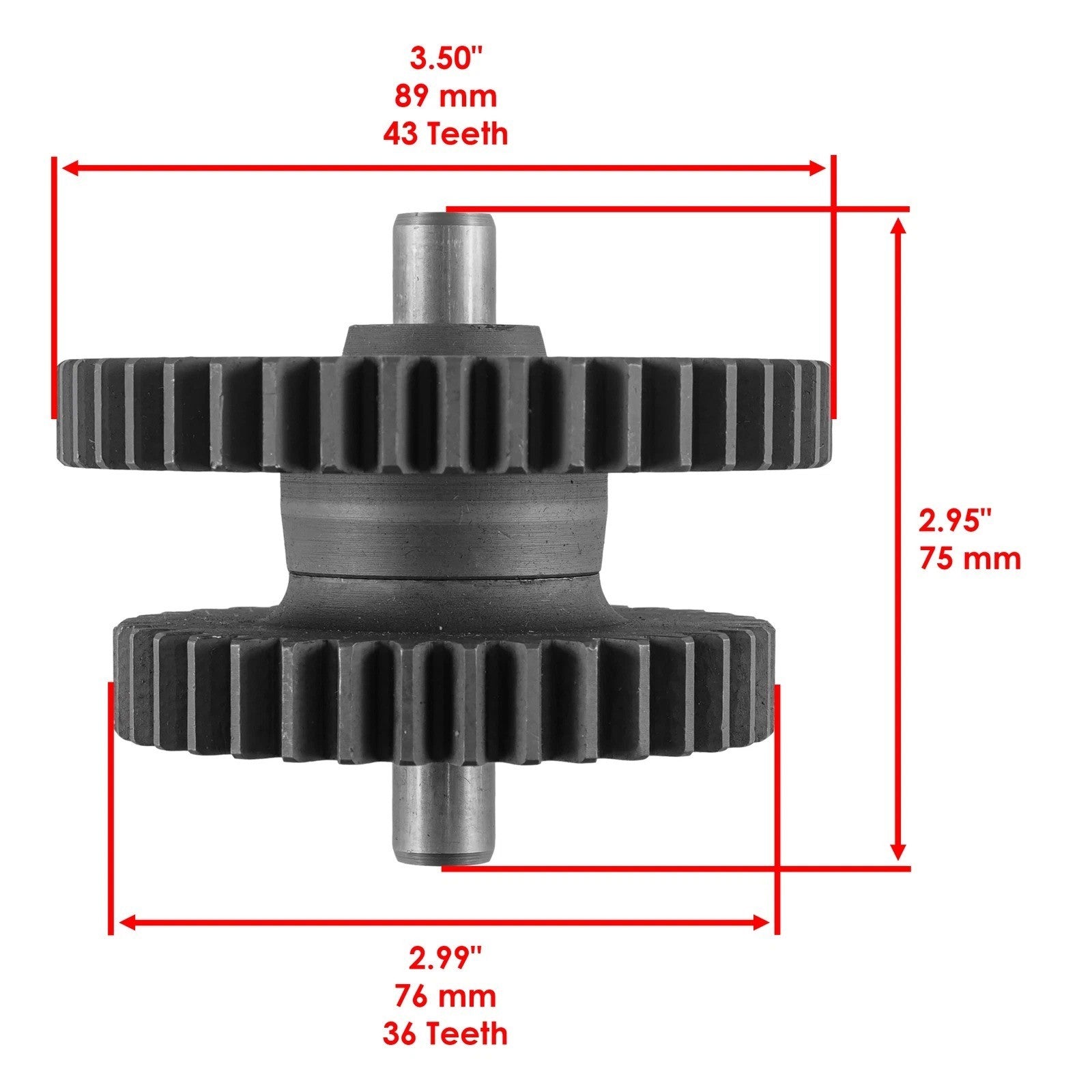 Starter Clutch Idler Gear Shaft fits Yamaha VSTAR V STAR 1100 XVS1100 1999-2009