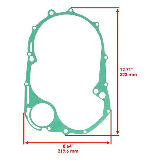 Clutch Cover Gasket for Yamaha V-Star 1100 XVS1100 XVS 1100 Classic 2000-2009