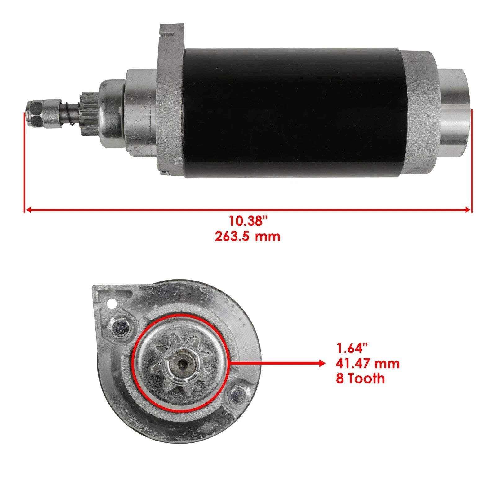 Starter for Mercury / Mariner Outboard 50-66015-1 50-66015-3 50-66015T