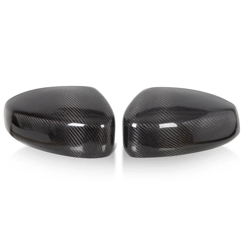 HECASA FOR 03-07 INFINITI G35 COUPE CARBON FIBER DIRECT ADD-ON MIRROR COVER