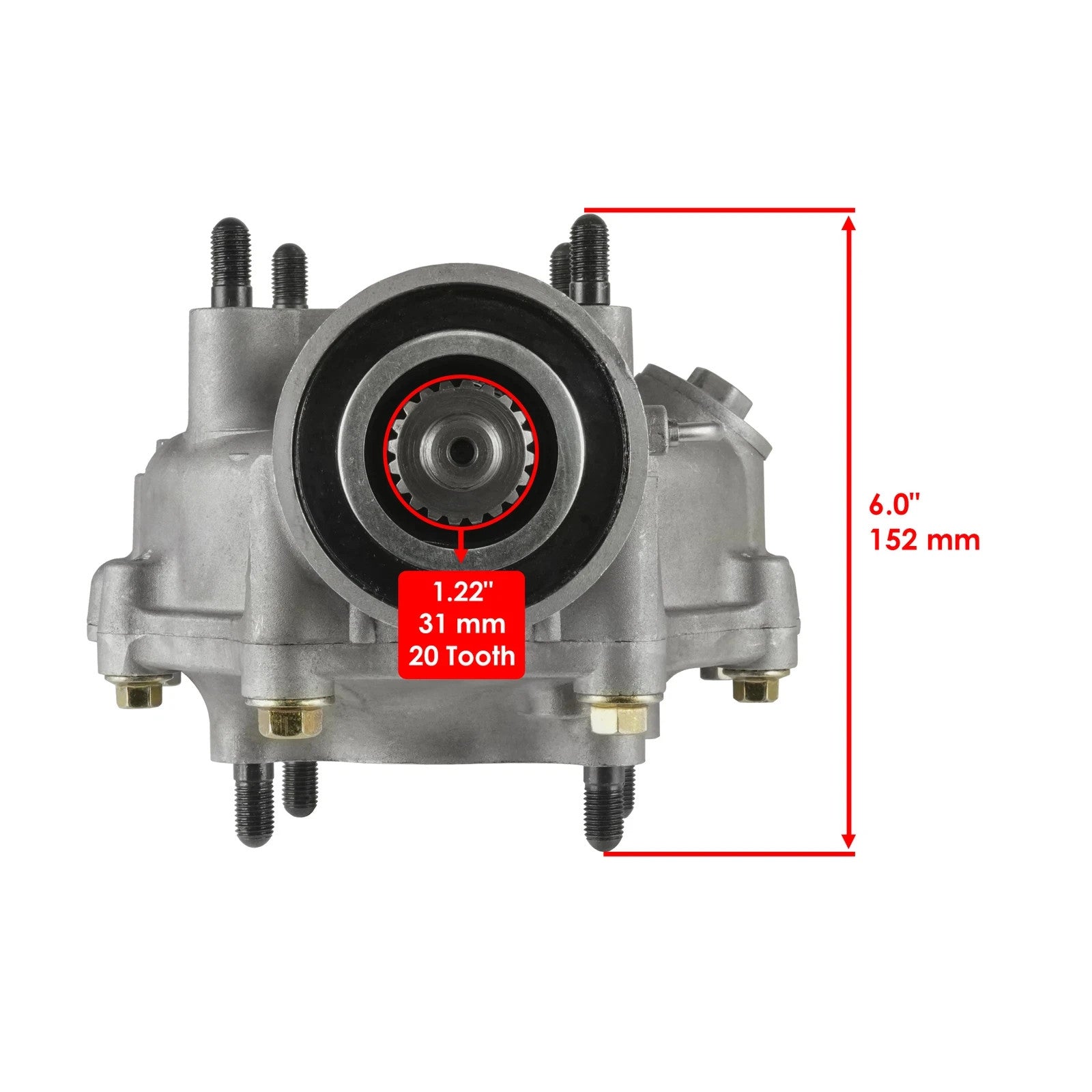 Rear Differential & Prop Shaft For Honda Rancher 420 TRX420FM 4x4 2007-2013