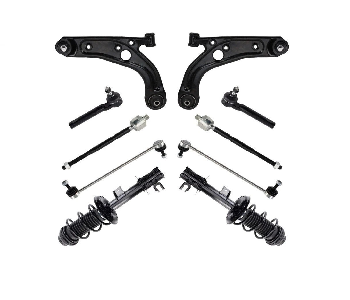 Front Steering & Suspension Kit Fits 2012-2017 Fiat 500