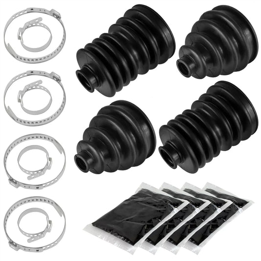 Fits John Deere XUV620i XUV625i Gas Rear Axle Inner Outer CV Boot Kit 2 Sets