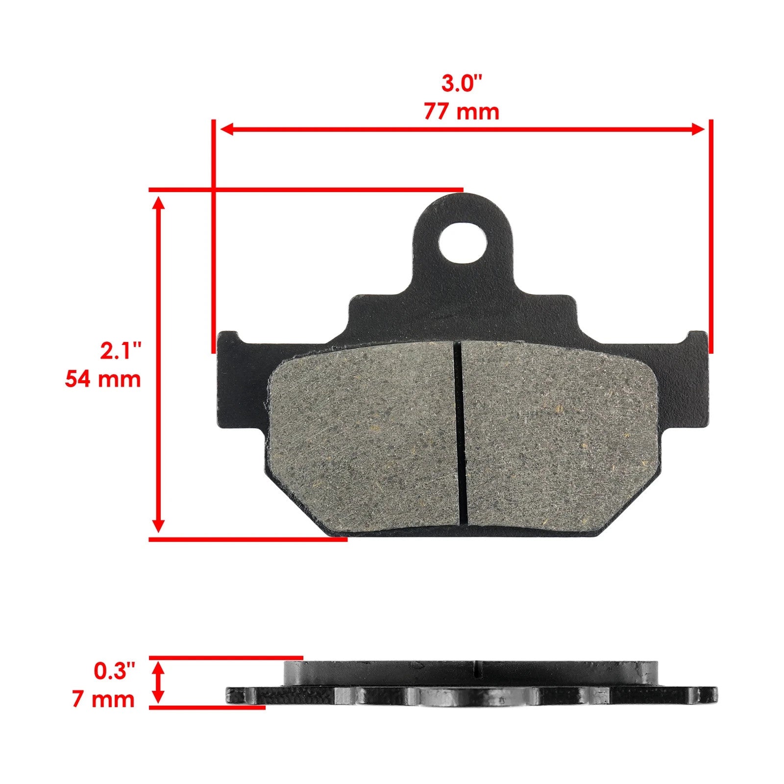 Brake Pads for Suzuki GZ250 Gz 250 Marauder 1999-2010 Motorcycle Front Pads