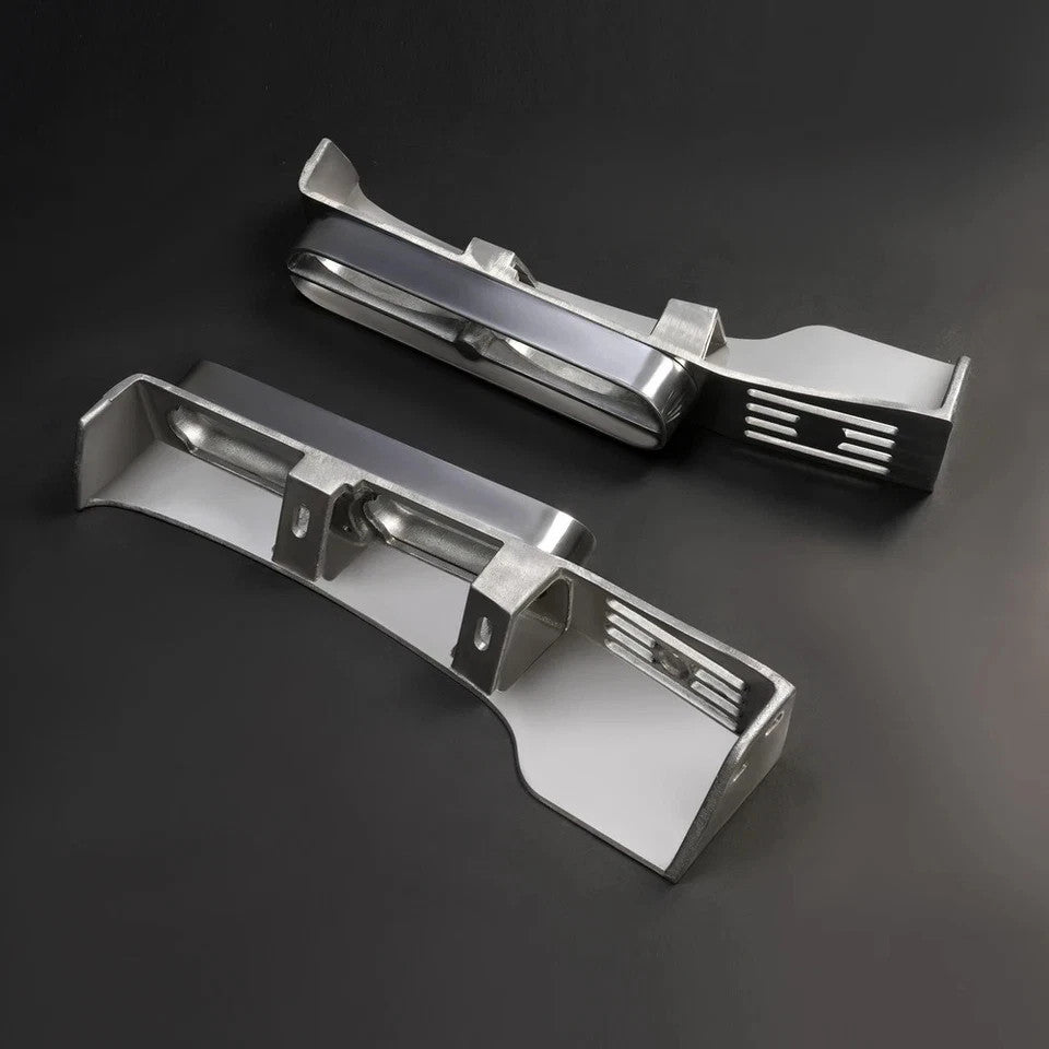 HECASA Front Fender Light Brackets w/Mounting Hardware For Peterbilt 389 388