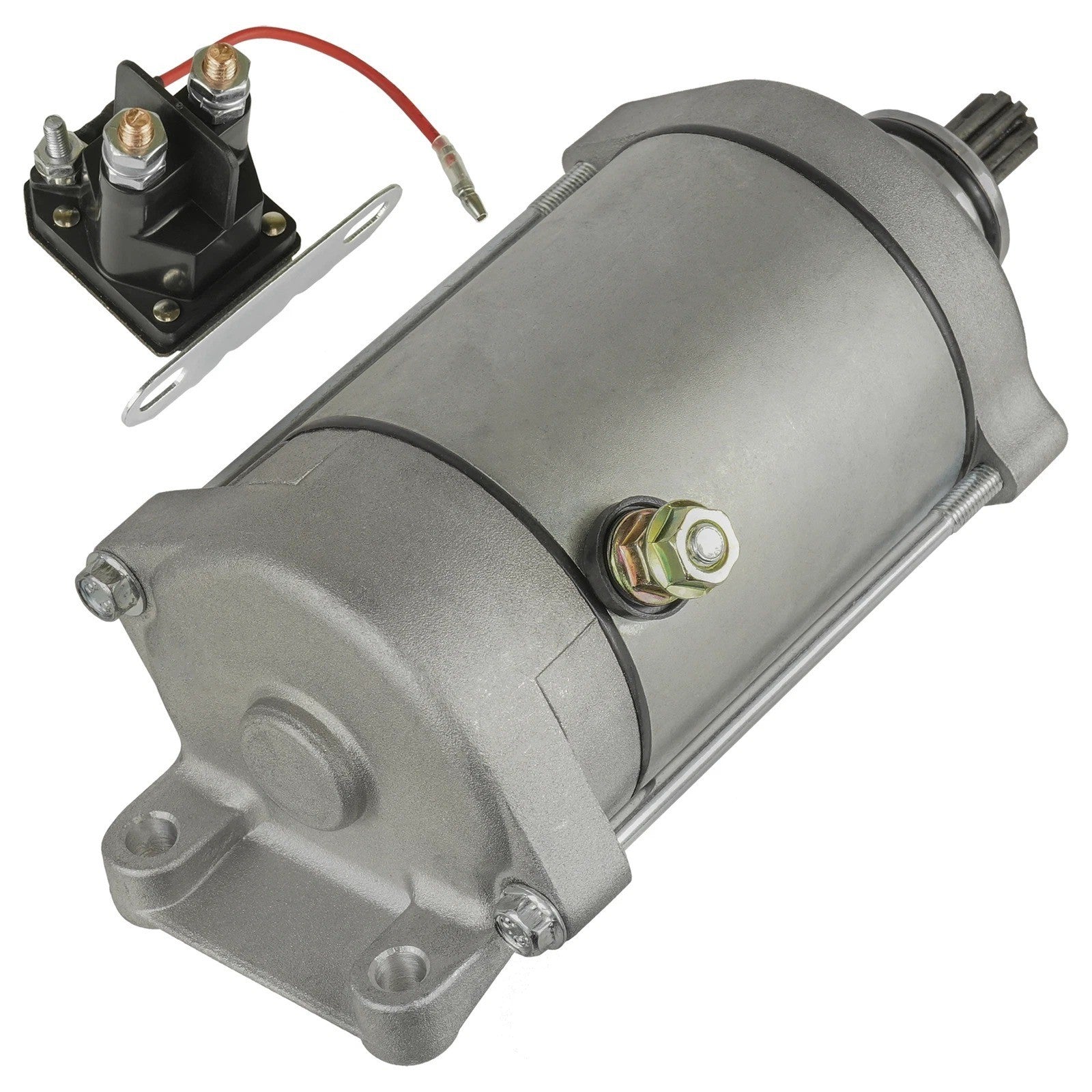 Starter & Relay Solenoid for Polaris Sportsman 700 2002 2003 2004 2005 2006