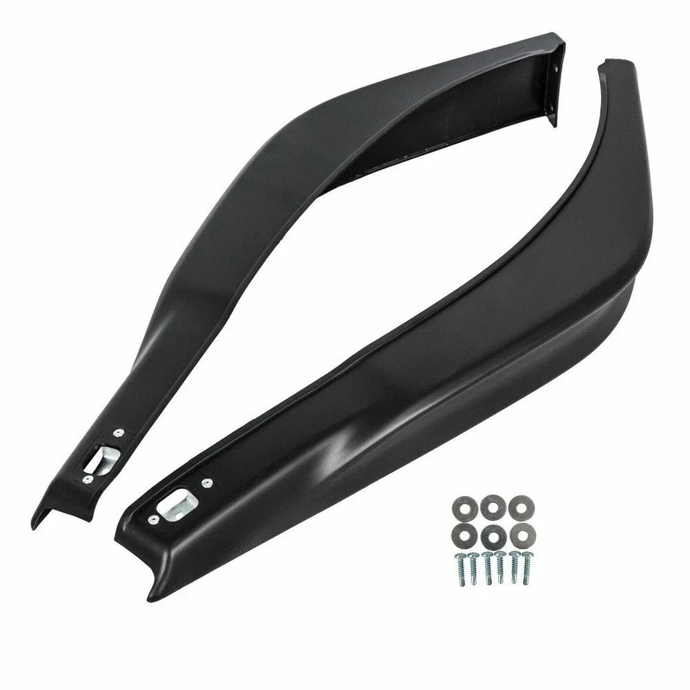 For 2013-2015 Honda Accord 4DR HFP Style Black Front Bumper Spoiler Lip 2PCS