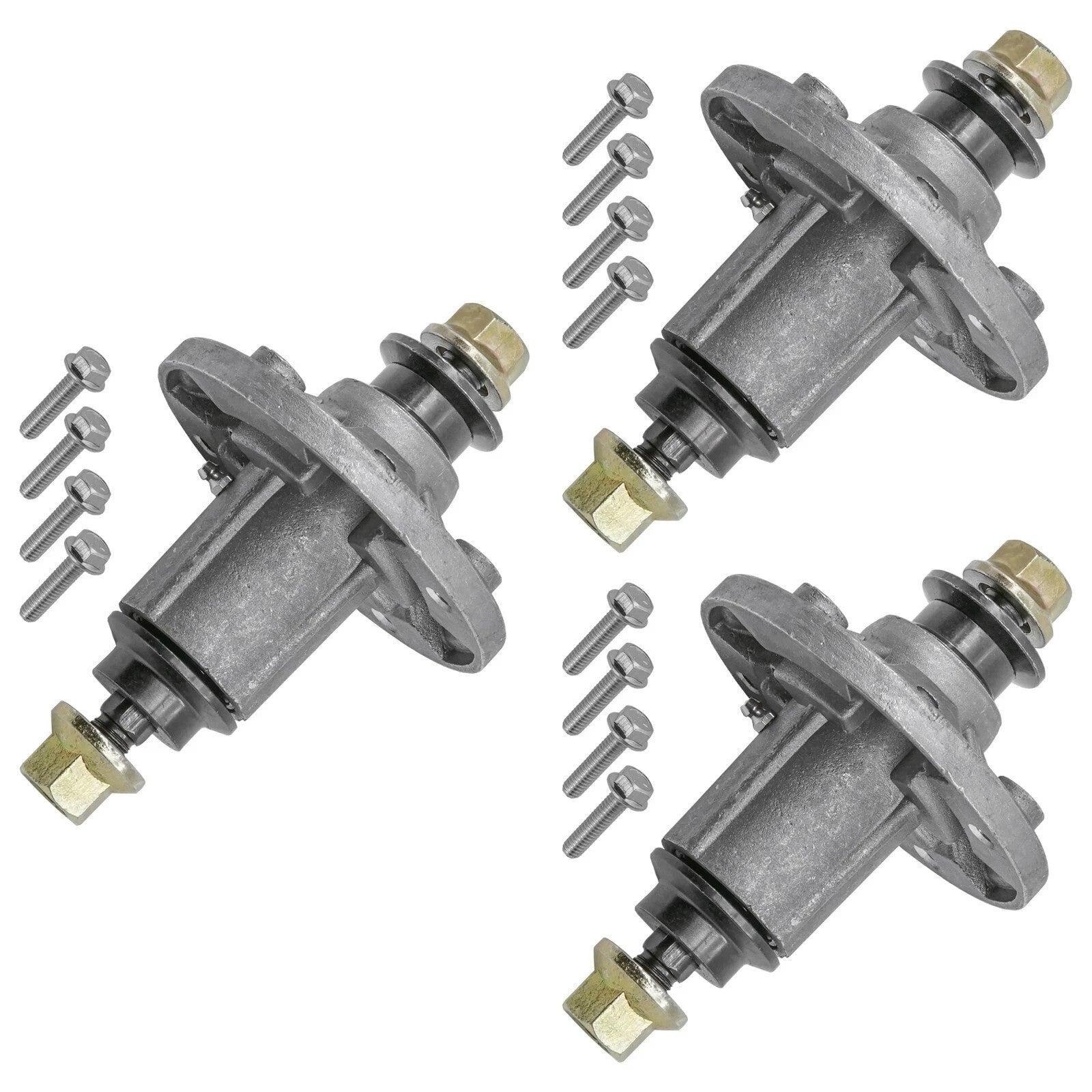 3 Spindle Assemblies fits John Deere LA110 LA115 LA120 LA125 LA130 LA135 LA140