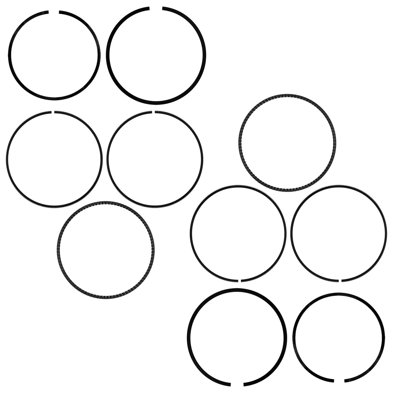Caltric Piston Ring Set For Polaris RZR XP 900 2011-2013 / RZR 4 XP 900 2012