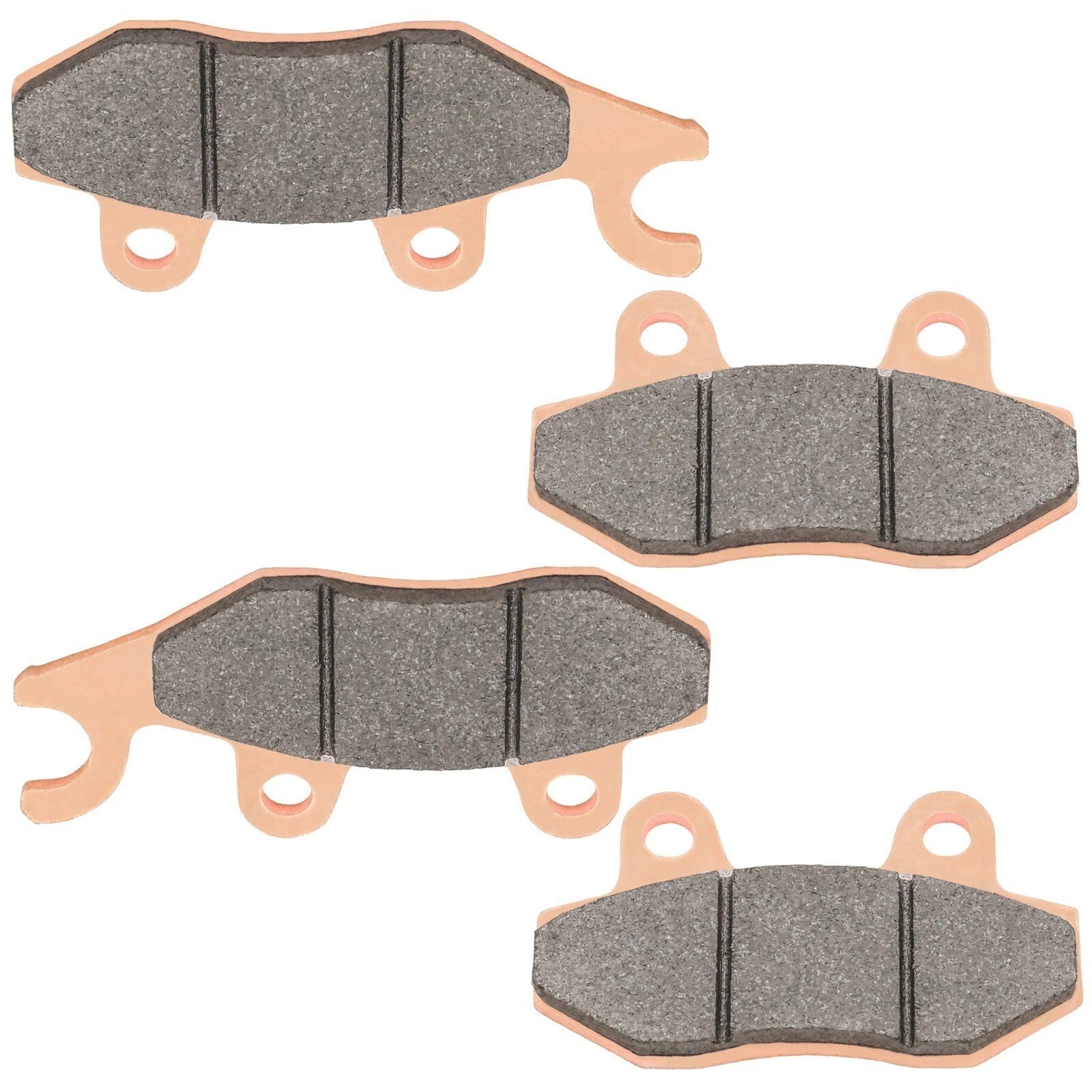 Front Rear Brake Pads for Kawasaki KL650 KLR650 2008-2026 Sintered Pads