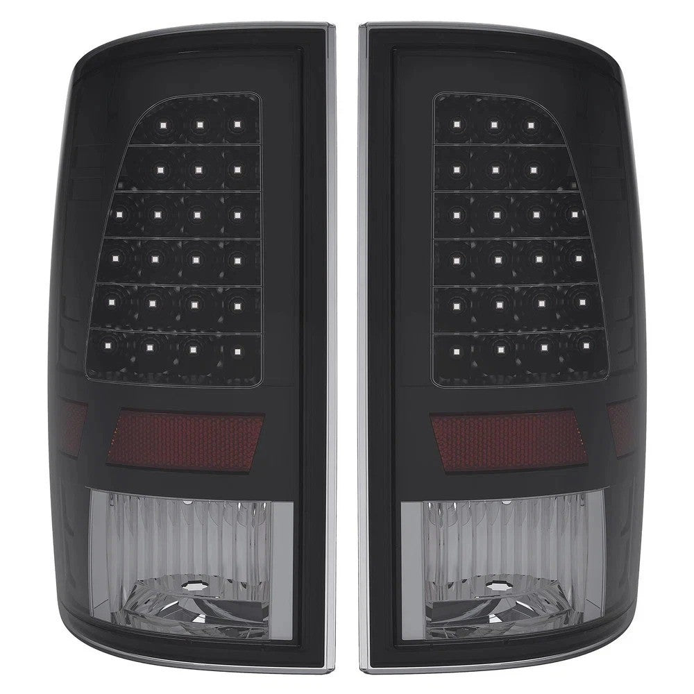 Black Smoke LED Tail Lights Brake Lamps For 2009-2018 Dodge Ram 1500 2500 3500