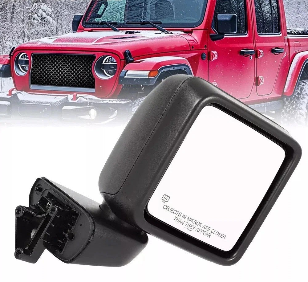 Power Heated Rear View Mirror Passenger For Wrangler 18-24 &Gladiator 20-24 RH