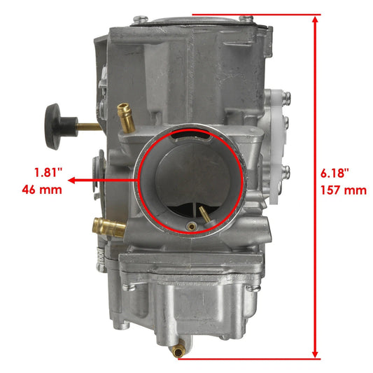 Caltric Air Filter & Carburetor Kit For Yamaha Terra PRO 350 YFP350 1988