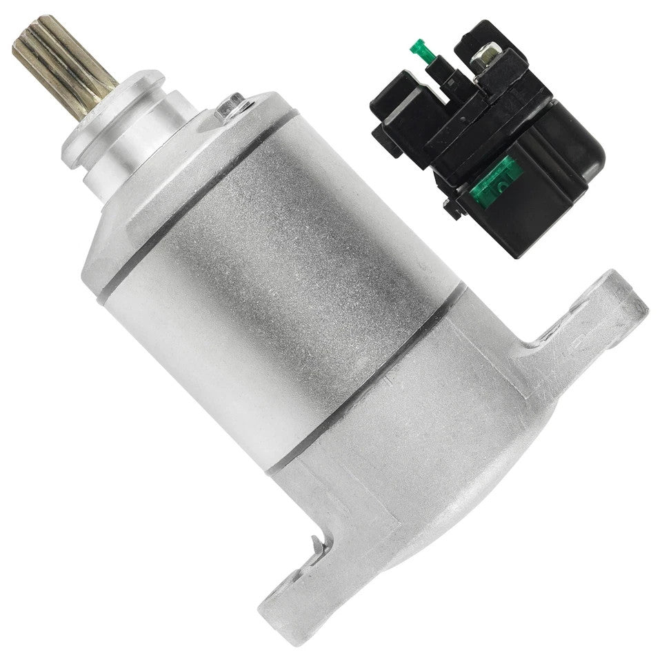 Starter & Relay Solenoid for Suzuki LT-F400 LT-F400F Eiger 2X4 4X4 Man 2002-2007