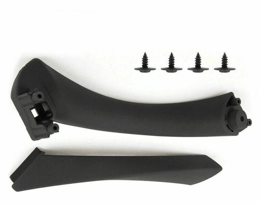 Passenger Inner & Outer Door Panel Handle Pull Trim Cover For BMW E90 328i 04-12
