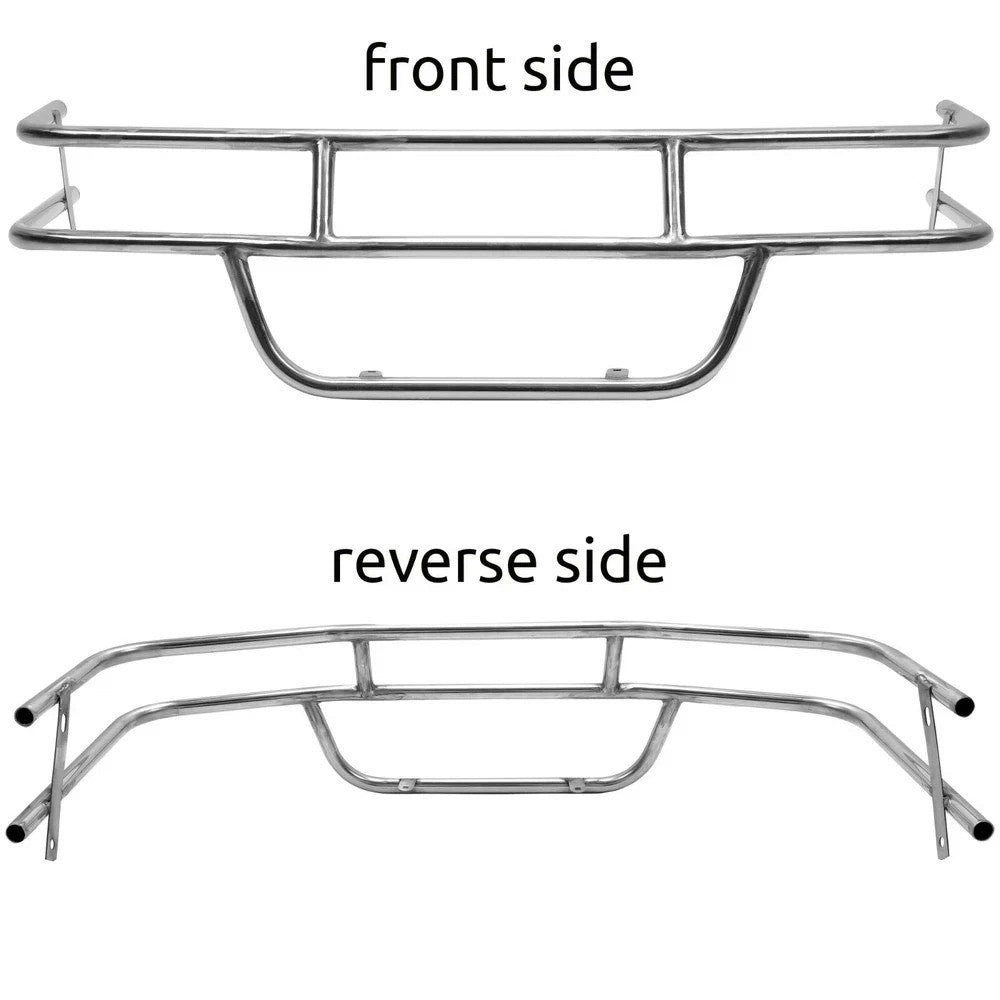 HECASA Front Bumper Brush Guard For EZGO TXT Golf Cart 1996-2013 Stainless Steel