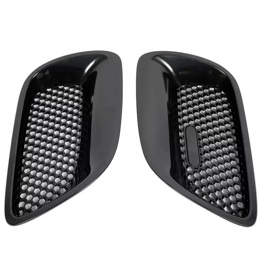 HECASA Pair ABS Front Bumper Grille Assembly Kit For Pontiac GTO 2004 2005 2006