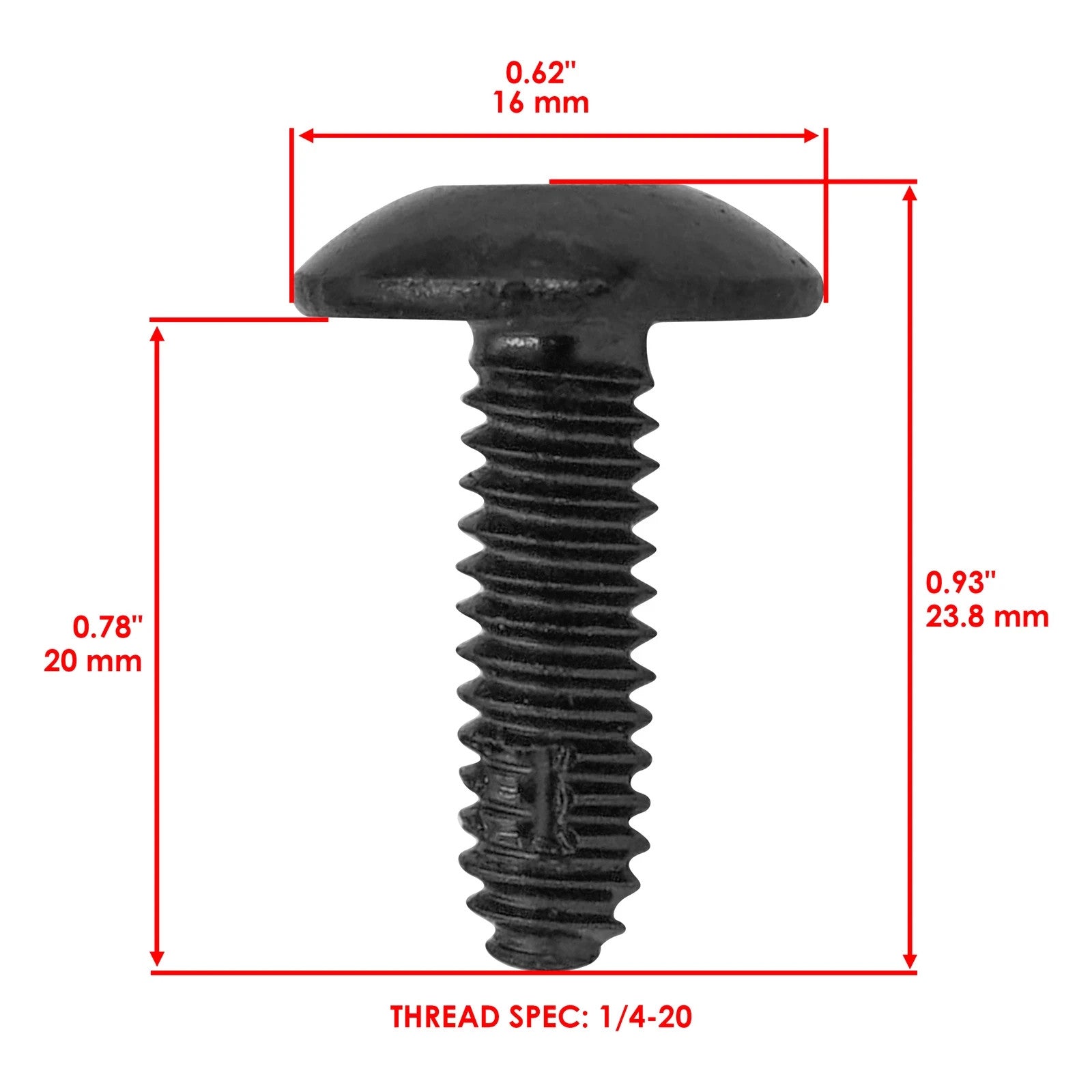 7518280 Body Torx Screw Bolt For Polaris Ranger 400 10-14, 800 09-14, 900 11-14