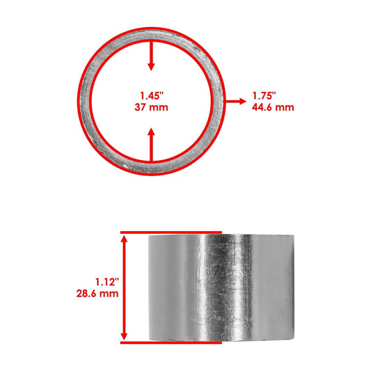 Exhaust Pipe Muffler Gasket for Honda CX 500 C CX500C Custom 1979 1980 1981 1982