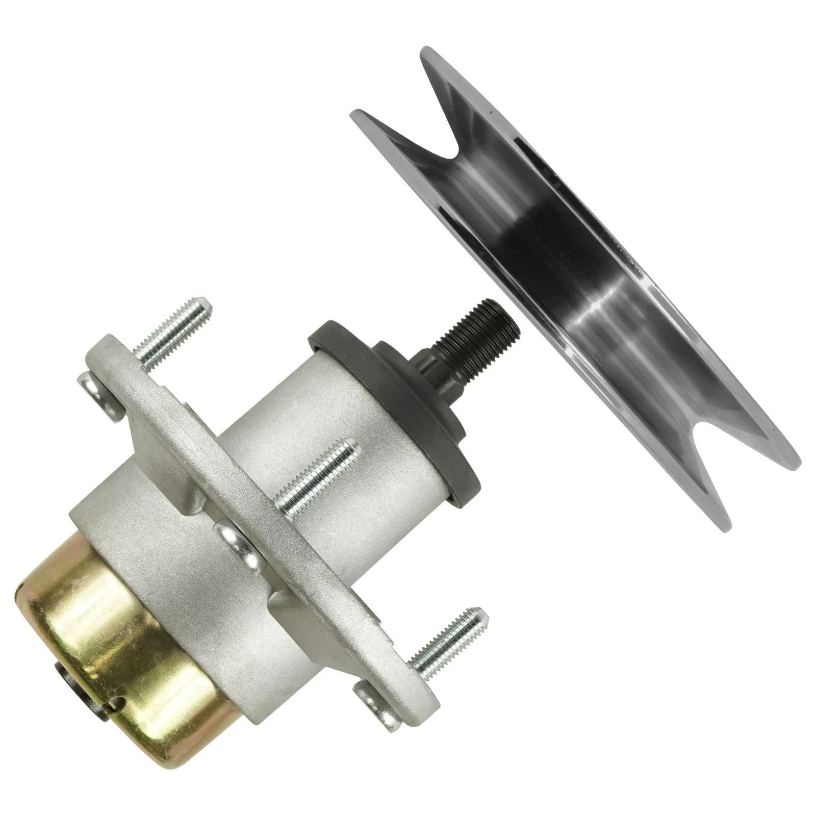 Mower Deck Spindle w/Pulley for John Deere X380 X384 X390 X394 X570 48" 54"