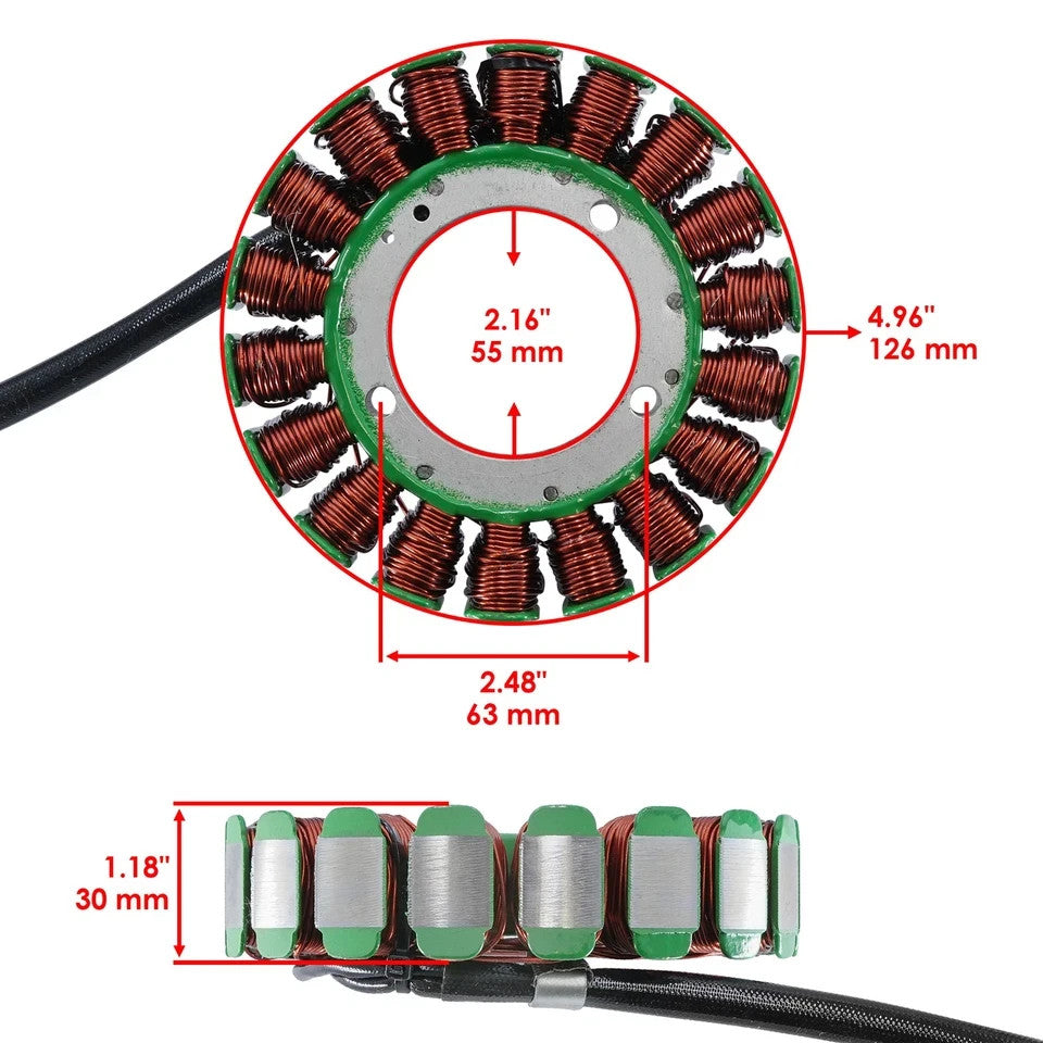 Generator Stator for Kawasaki Mule PRO MX 19-23 - 21003-Y010 21003Y010