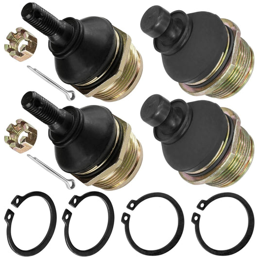 4 Upper and Lower Ball Joints for Kawasaki Bayou 300 KLF300 KLF300-C 1989-2005