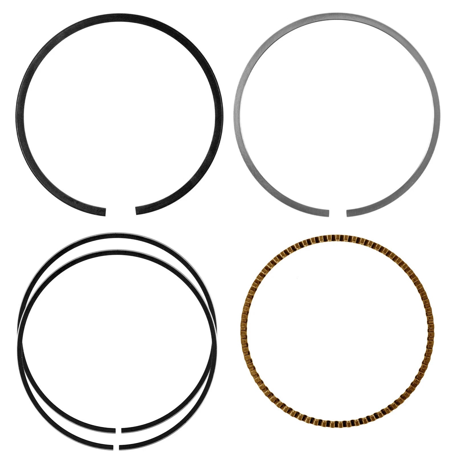 Cylinder Piston Ring For Honda TRX250TE TRX250 Te Recon 250 2X4 2002-19 Standard