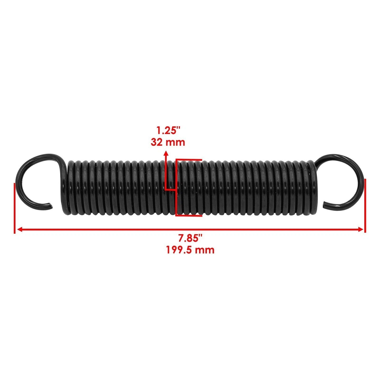 Caltric 119-0392 1190392 Extension Spring for Toro Z589 Z580 Z593 72279
