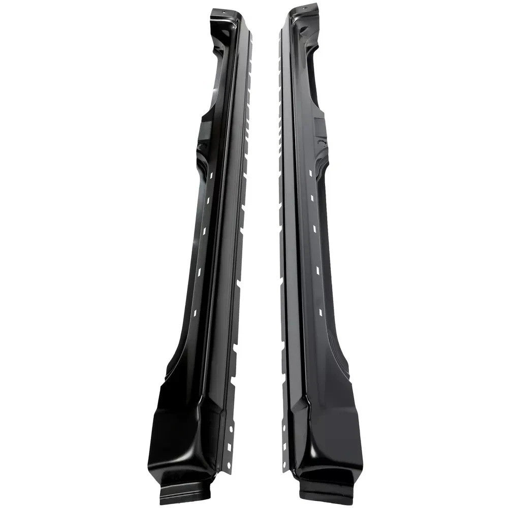 2PCS Steel Black Rust Repair Outer Rocker Panels For Ford Expedition 2003-2017