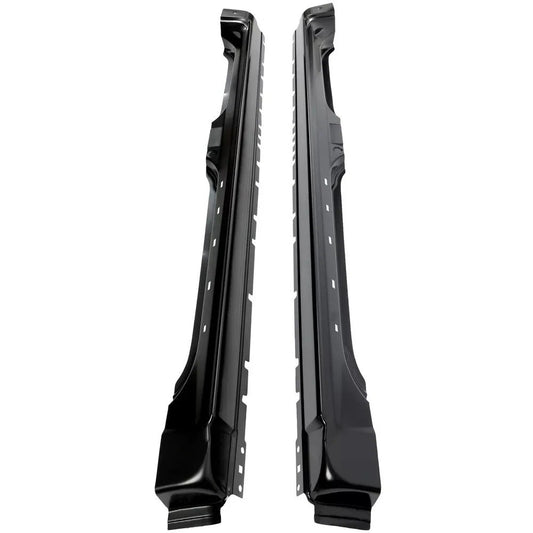 2PCS Steel Black Rust Repair Outer Rocker Panels For Ford Expedition 2003-2017