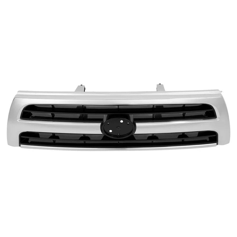 For Toyota 4Runner 99-00 Chrome Shell w/ Black Front Upper Grille w/Badge Slot
