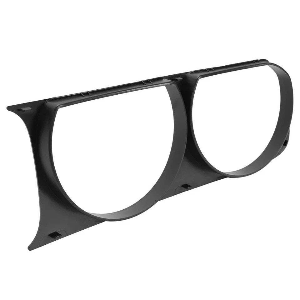 HECASA New For Dodge Challenger 2008-2014 Right Side Headlight Bezel Cover Black