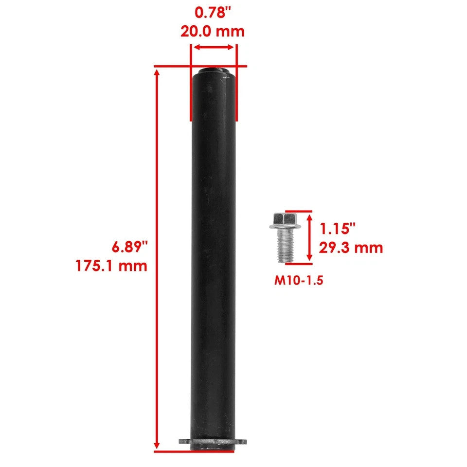 Caltric M131881 JackSheave Pivot Pivot Shaft for John Deere M10-1.5