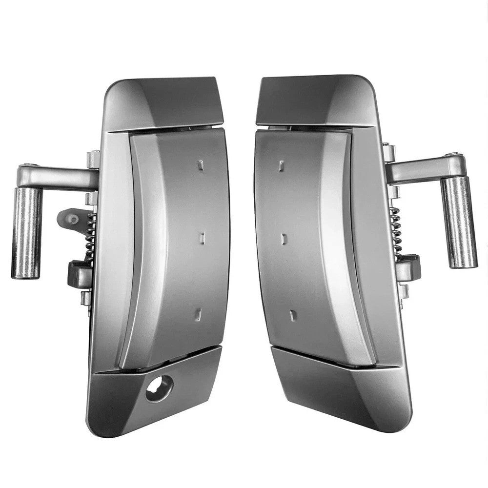2 X Exterior Door Handle Silver For Nissan 350Z 2003-2009 Left & Right Side