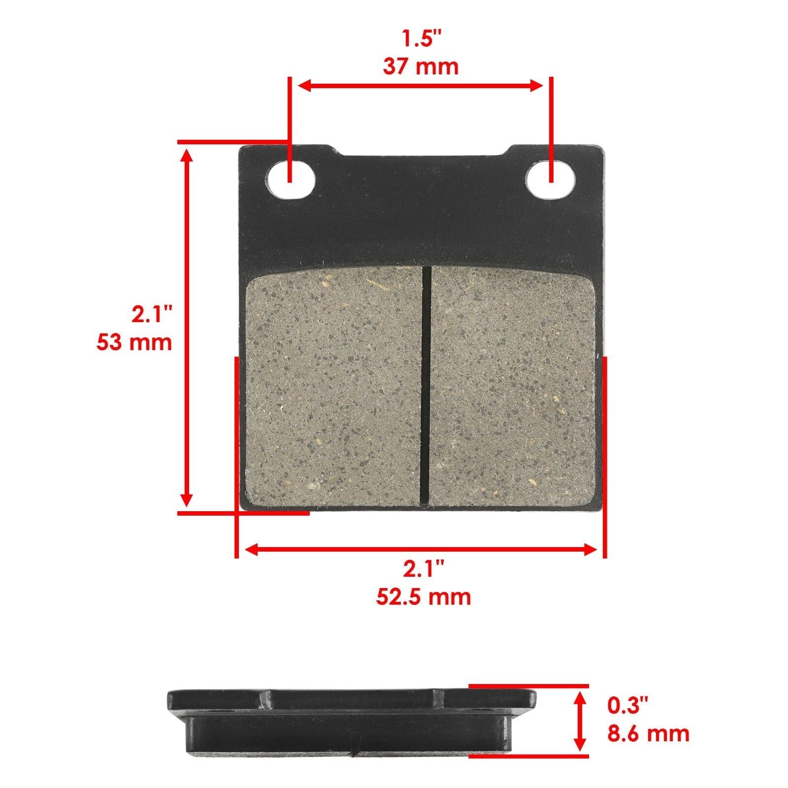 Front & Rear Brake Pads for Kawasaki ZX7R ZX-7R Ninja ZX750 1996-2003
