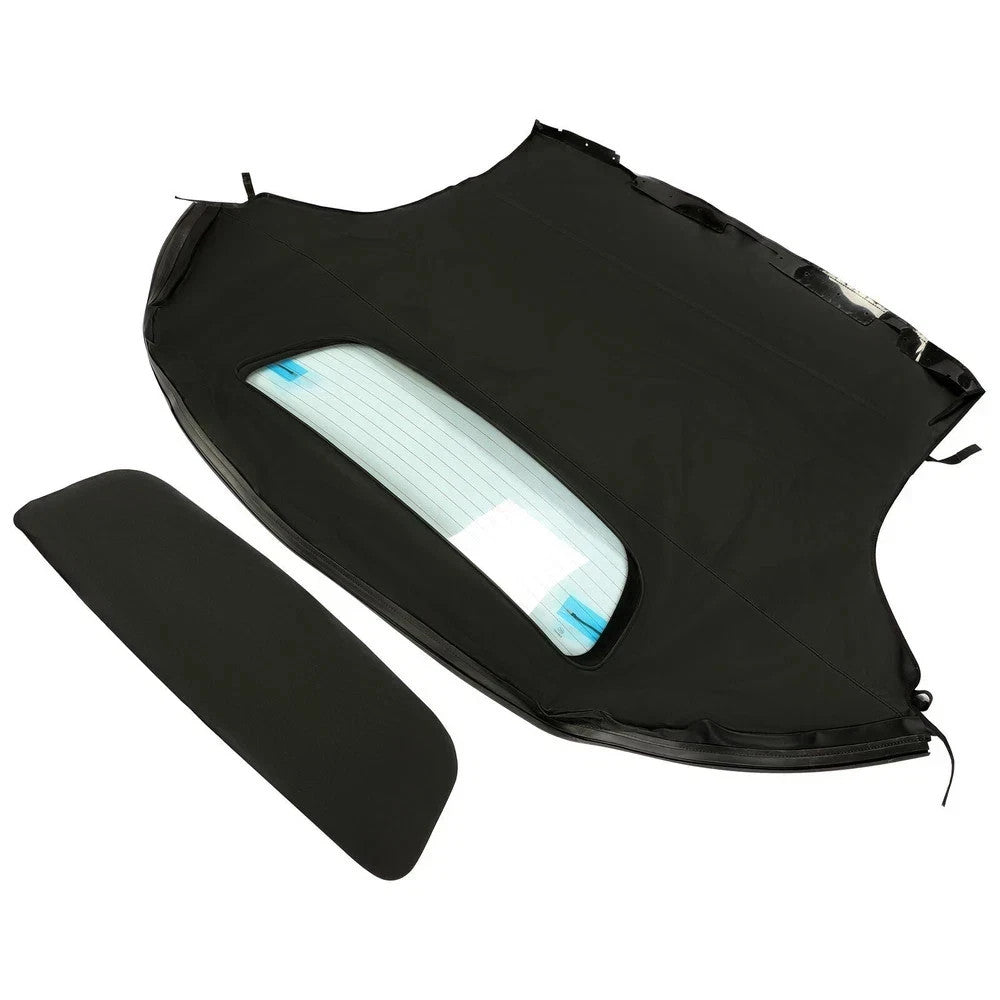For BMW Z4 Convertible E85 03-08 Black Soft Top Replacement &Heated Glass Window