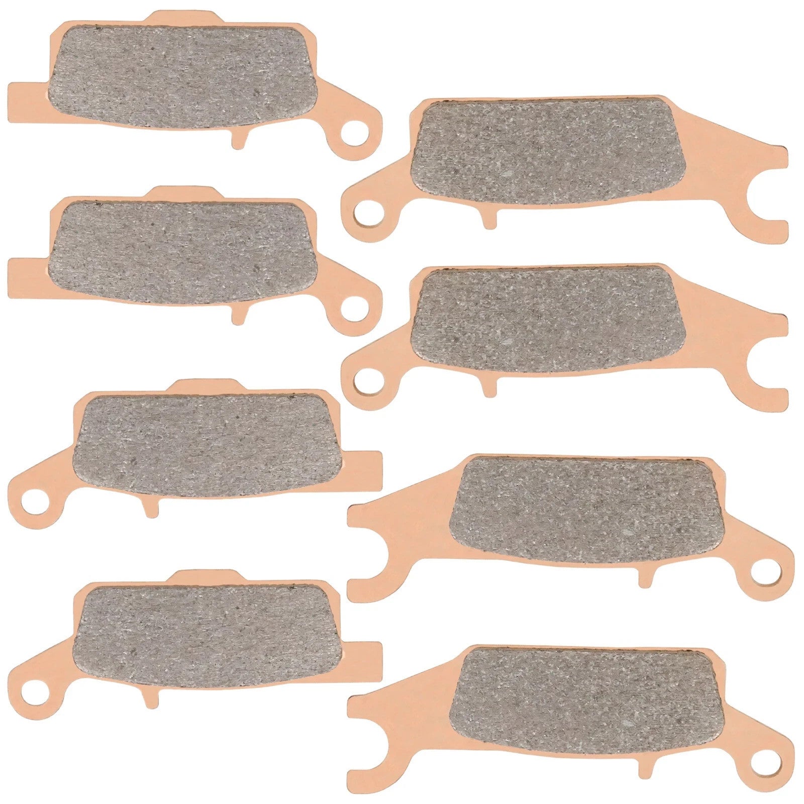Caltric Brake Pads for Yamaha Grizzly 700 YFM700 EPS Front and Rear 2007-2024