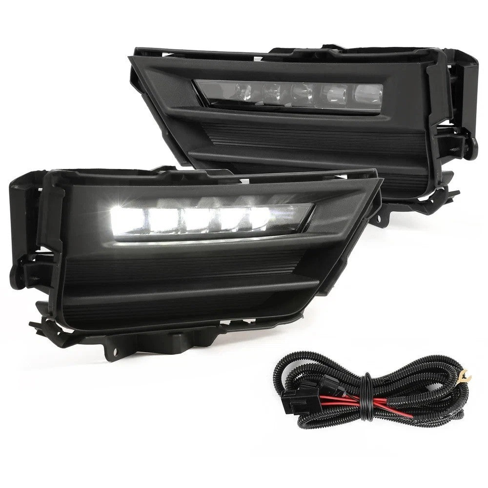 HECASA LED Fog Lights Bumper Lamps w/wiring For 2020-2022 Honda CR-V CRV PAIR