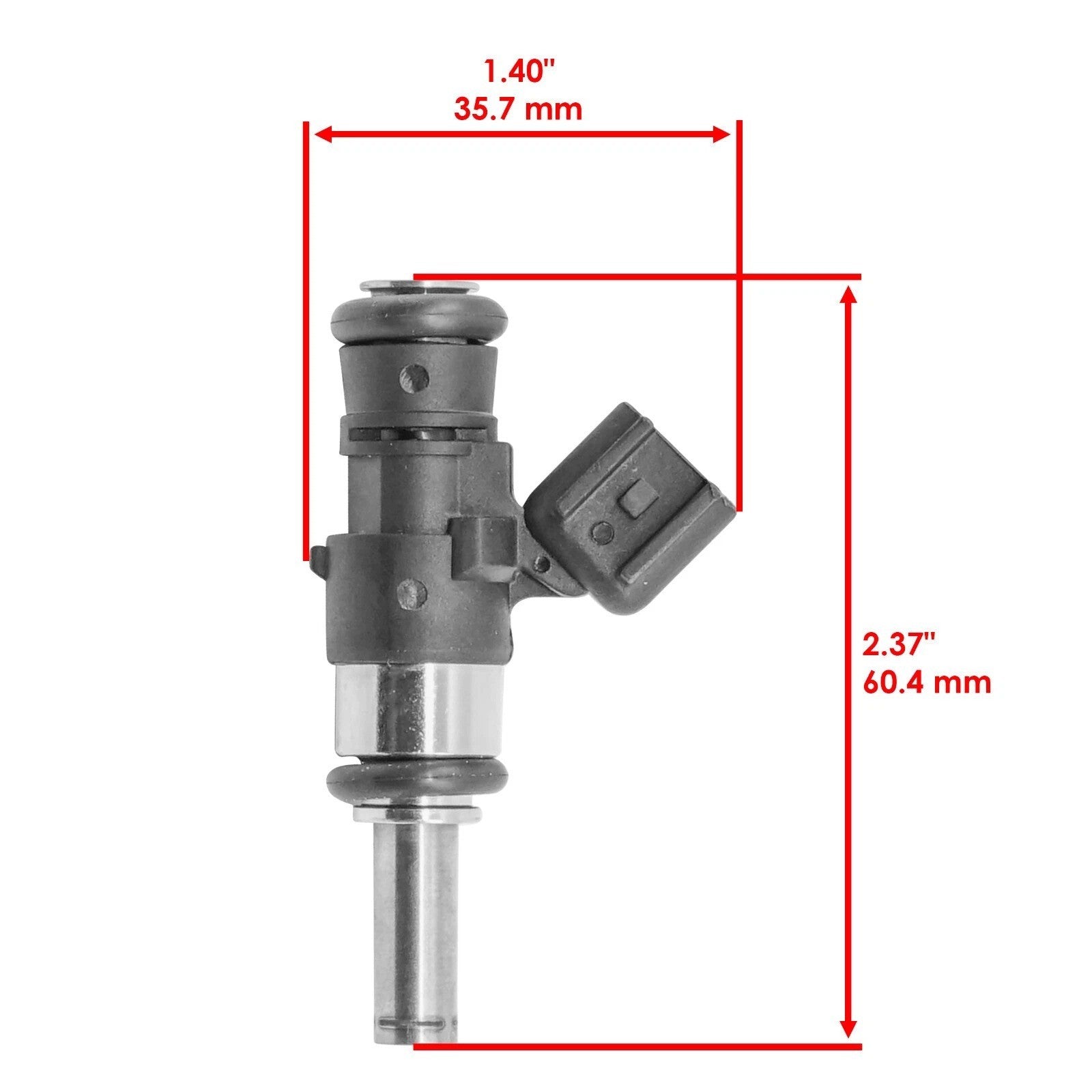 2 Throttle Body Fuel Injector for Polaris RZR XP 1000 2014 2015 2016 2017-2023