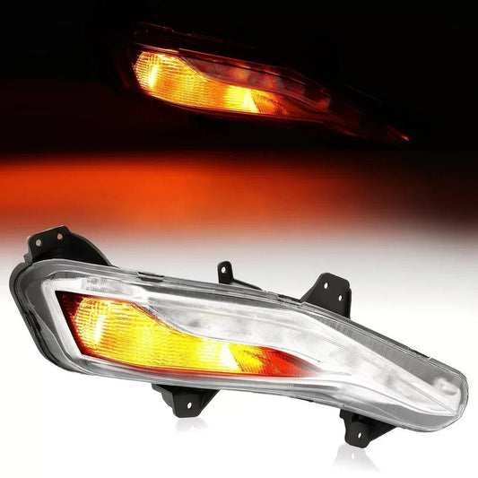 For 19-23 22 Chevy Malibu Fog Light Signal Light w/LED DRL Lamp Passenger Side