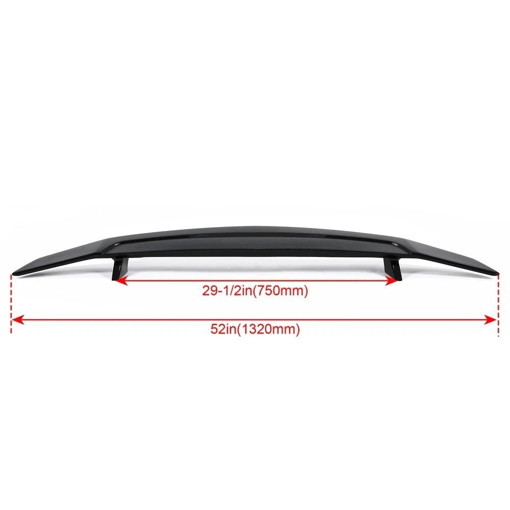 Rear Trunk Spoiler Lip W/led light For 2016-2021 Honda Civic IS LX Typer-R Style